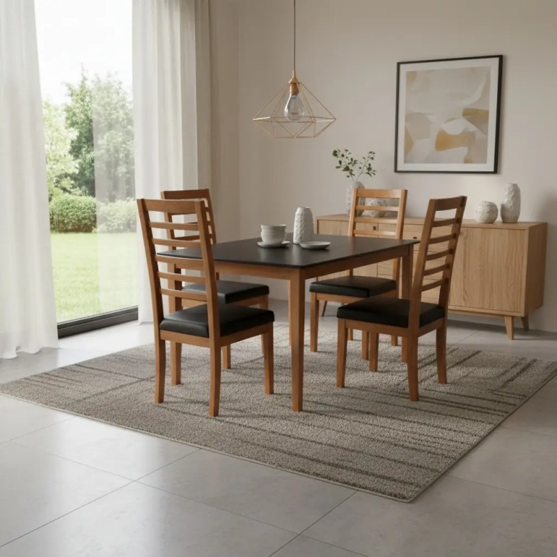 Quality 4 seater dining sets in Karachi with durable construction