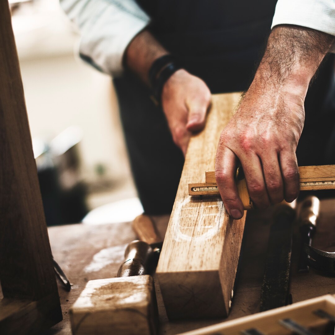 Carpenter at home for custom shelving in Karachi homes