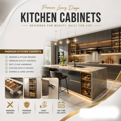 Quality kitchen furniture near me in Karachi for homes