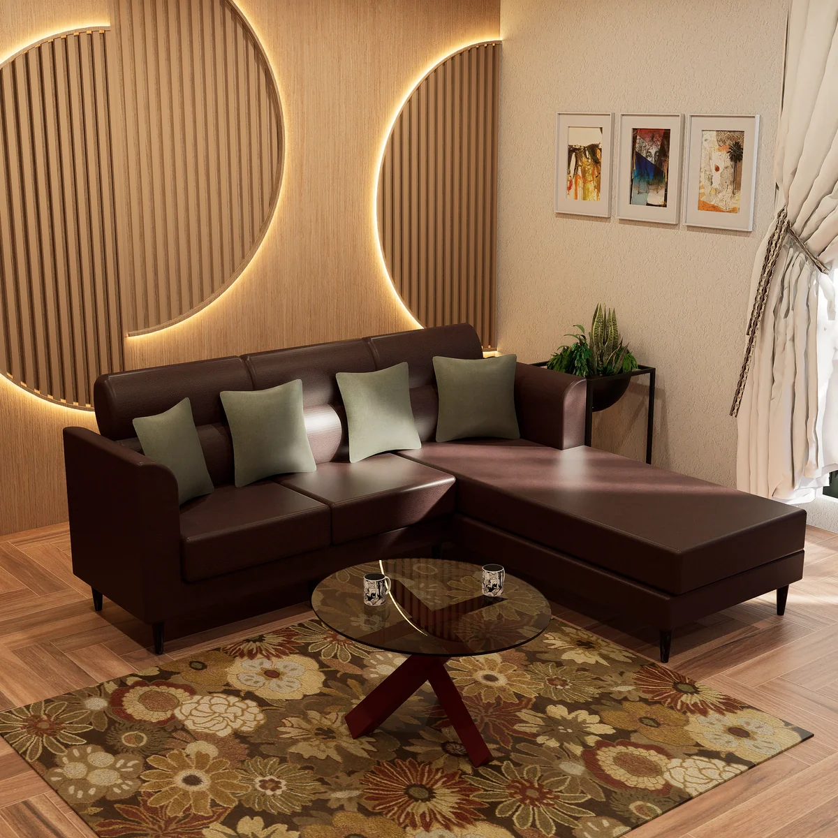 Stylish corner seating in your locality with premium fabric options