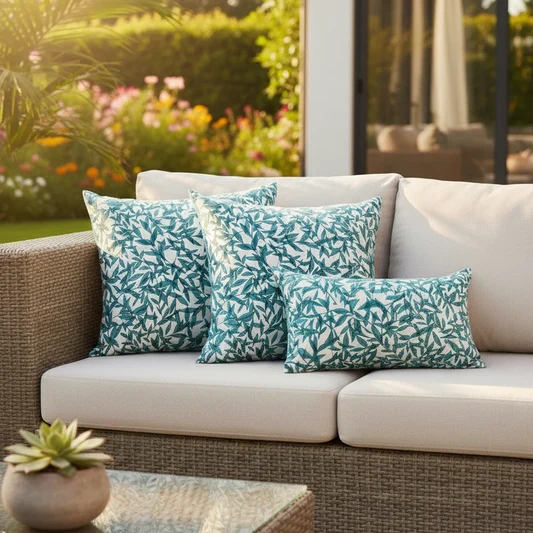 Durable outdoor cushions in Karachi with custom sizing and quick-dry foam