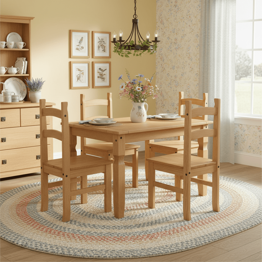 Quality rectangular dining tables in Karachi with extension leaf options