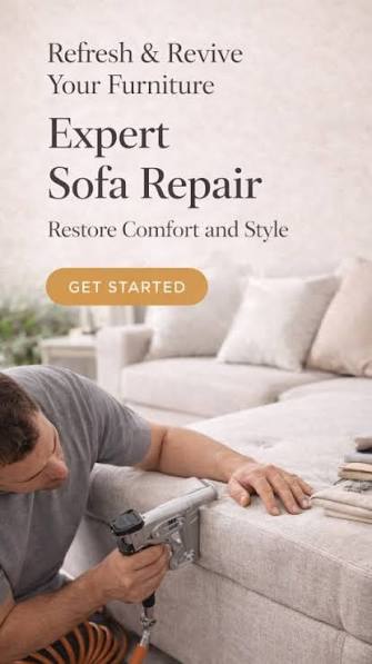 Skilled sofa repair in Karachi for frames and springs
