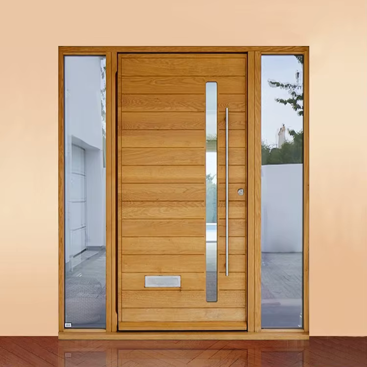 Durable wooden door in Karachi with solid wood craftsmanship
