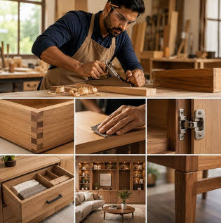Skilled carpenter near me in Karachi for woodwork and repairs